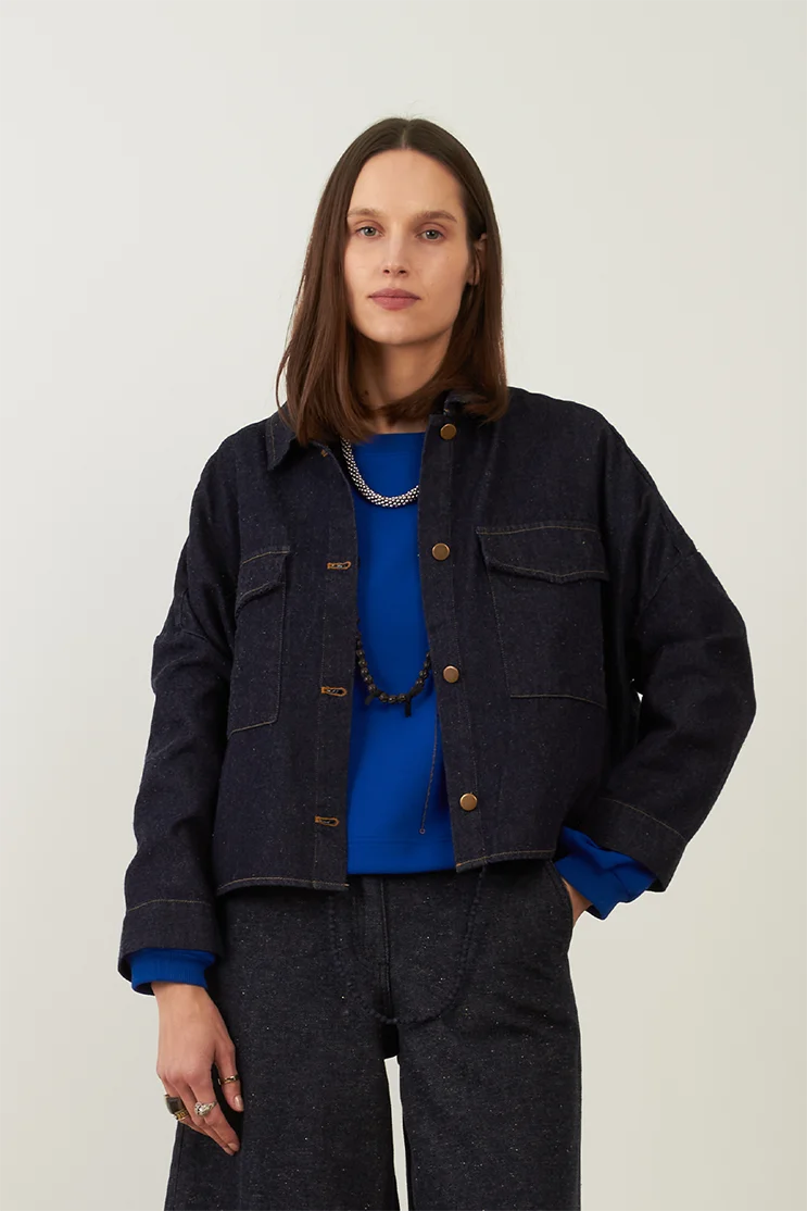 Veste Lylou – Denim fonce – Loëla