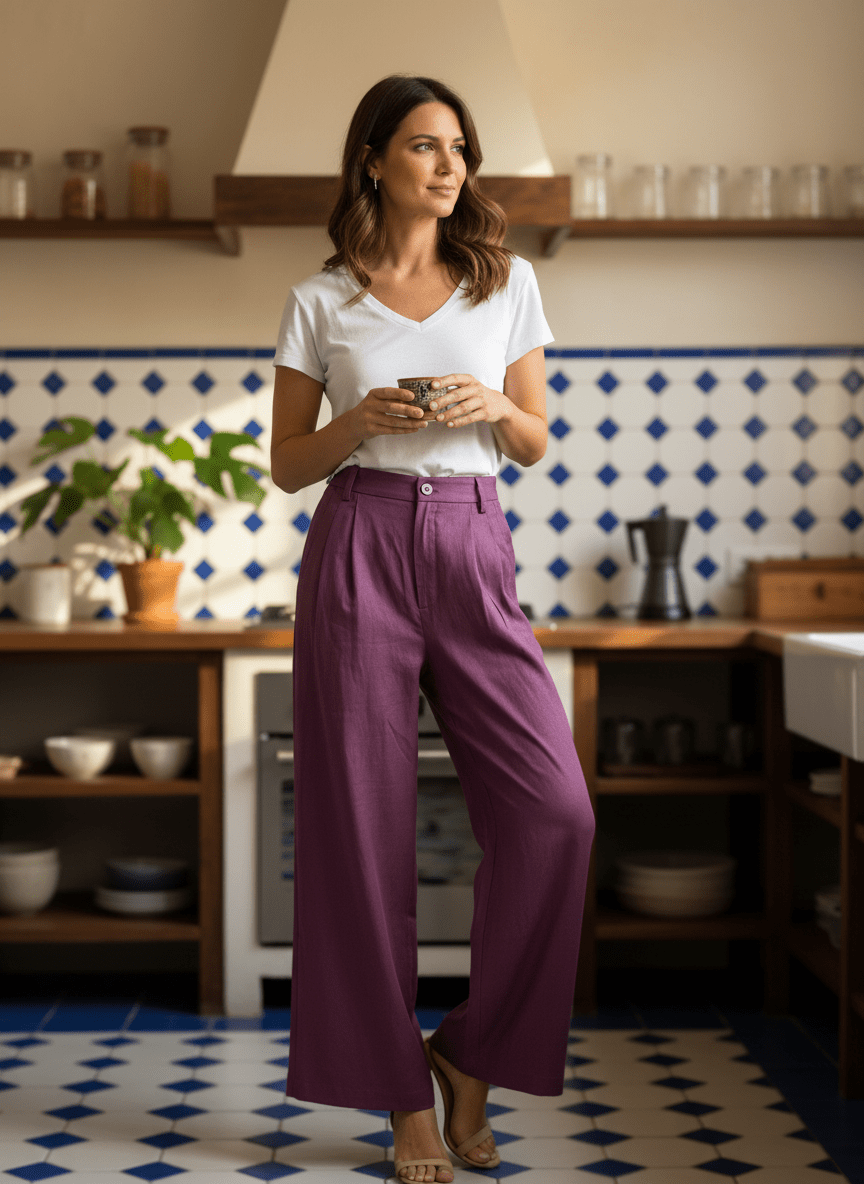 PANTALON CARLOS PURPLE - SEEUSOON Pantalon