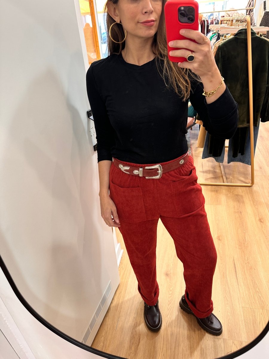 Pantalon Herman ROUGE - OPULLENCE Pantalon