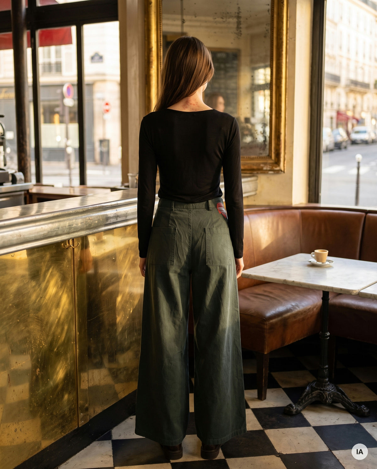 PANTALON MYRIAM VERT - ADORE Pantalon — Image générée par IA