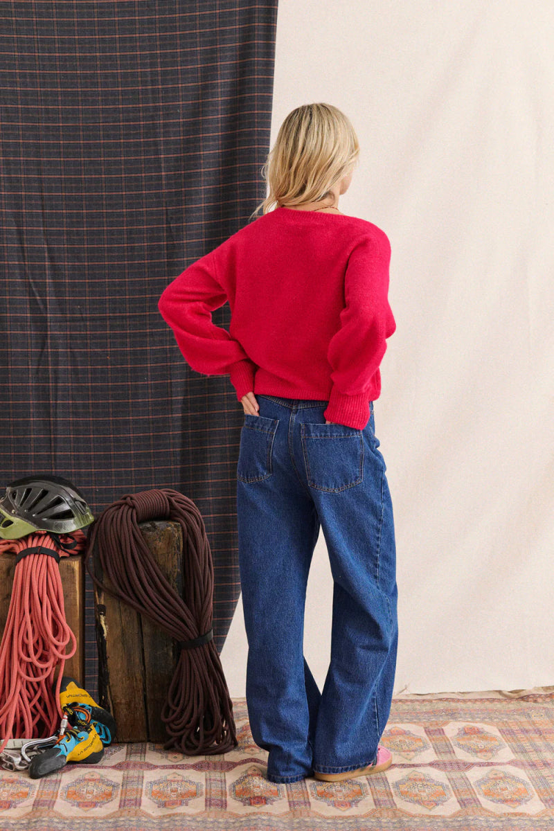 Pantalon Percy DENIM STONE - LAUREPLUSMAX Pantalon