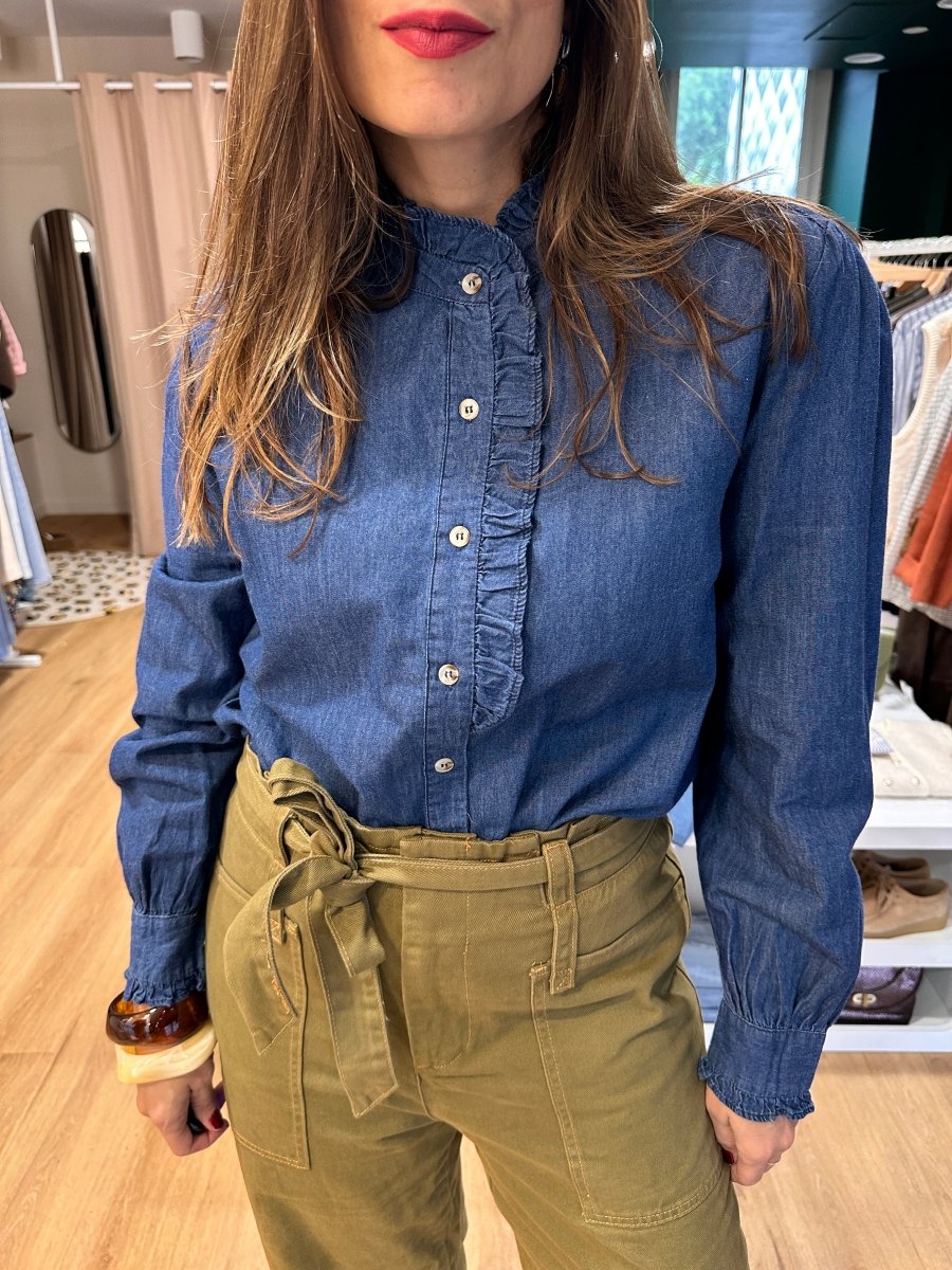 Pantalon Femme Orfeo Taille 40 - Bleu En Tencel - Neuf Avec Étiquettes