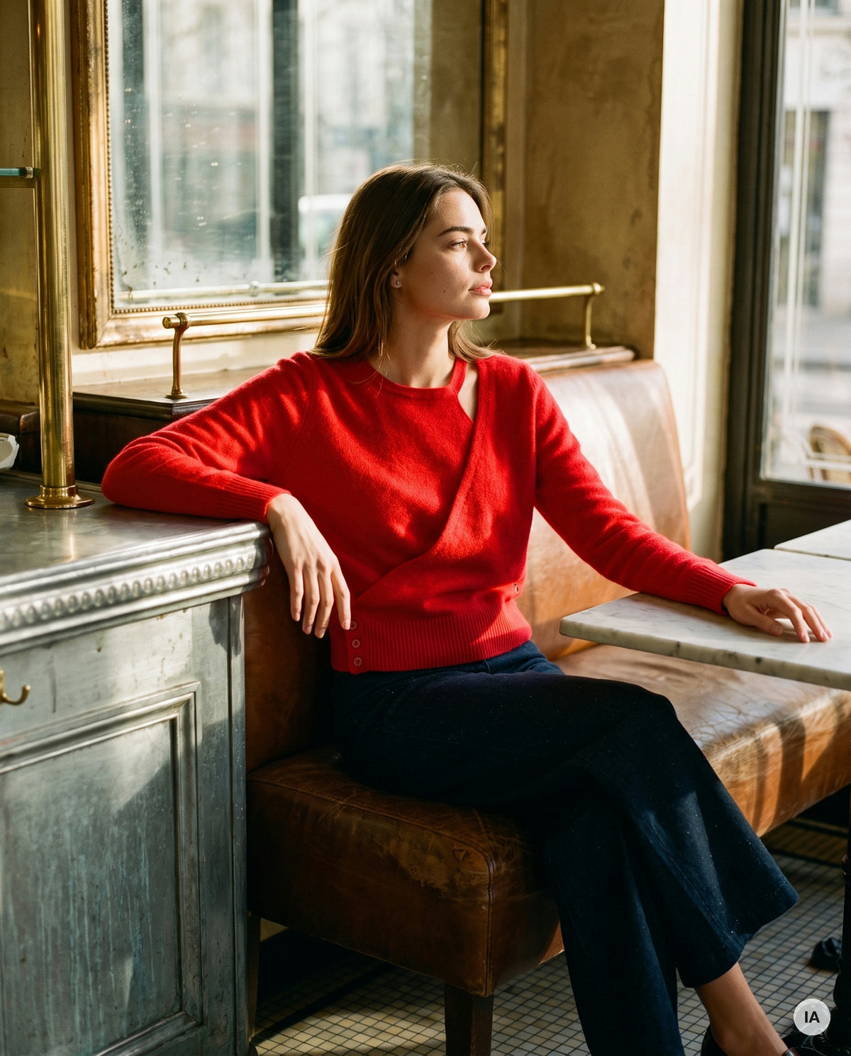 PULL MATHURIN RUBIS - ORFEO PULL — Image générée par IA