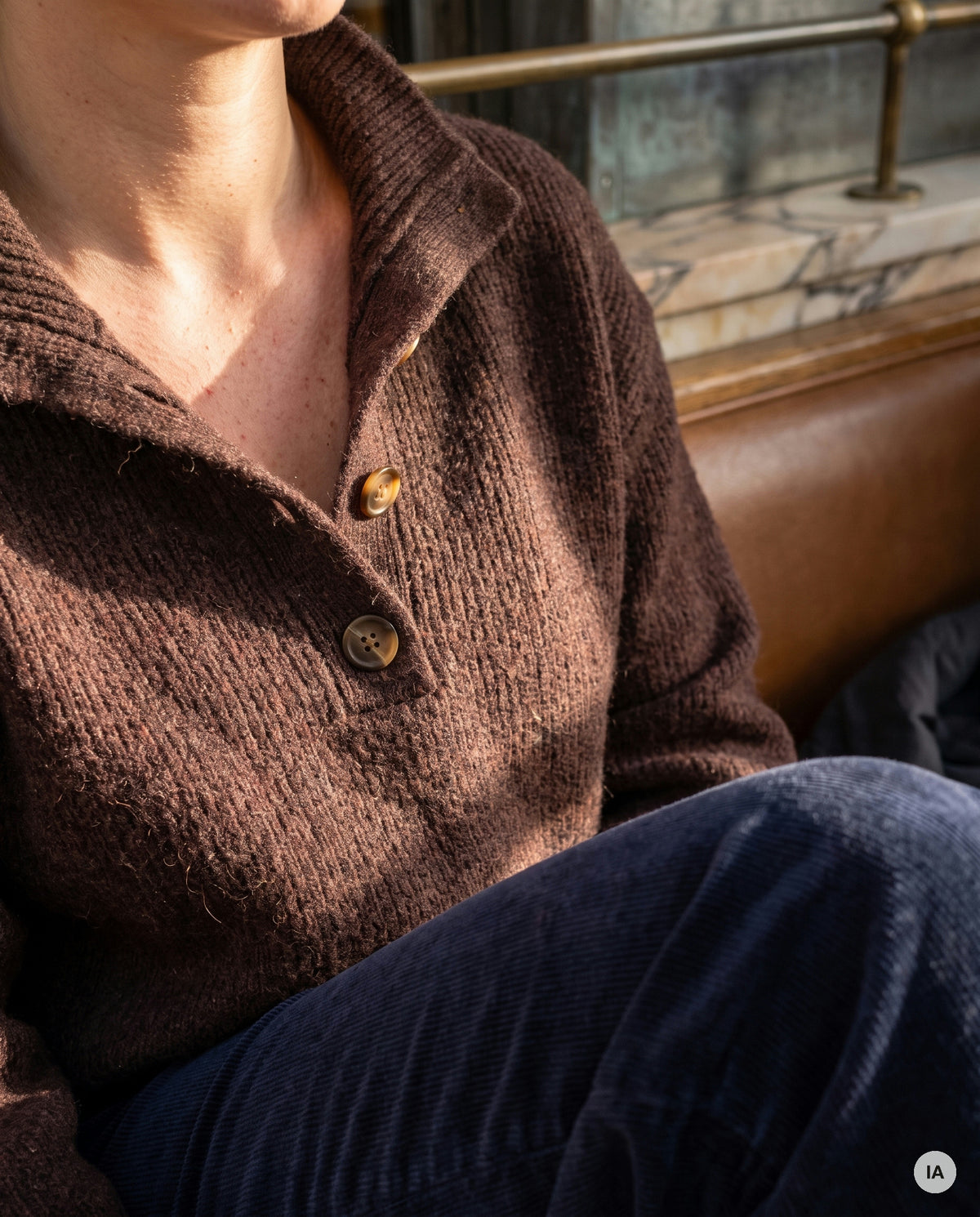 PULL NATHANIELLE BURGUNDY - ORFEO Pull — Image générée par IA