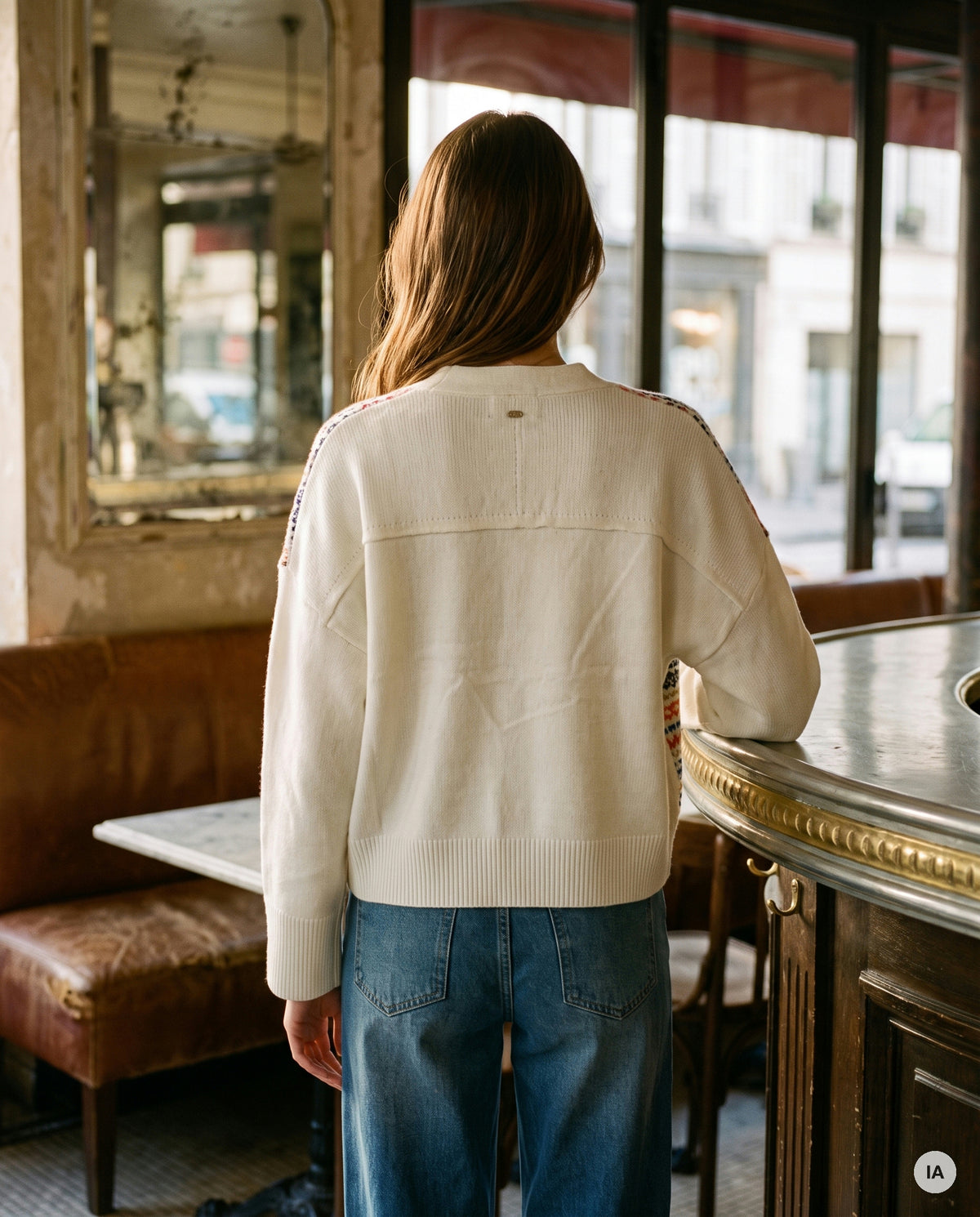 PULL TANDEM ECRU - MINUIT DOUZE Pull — Image générée par IA