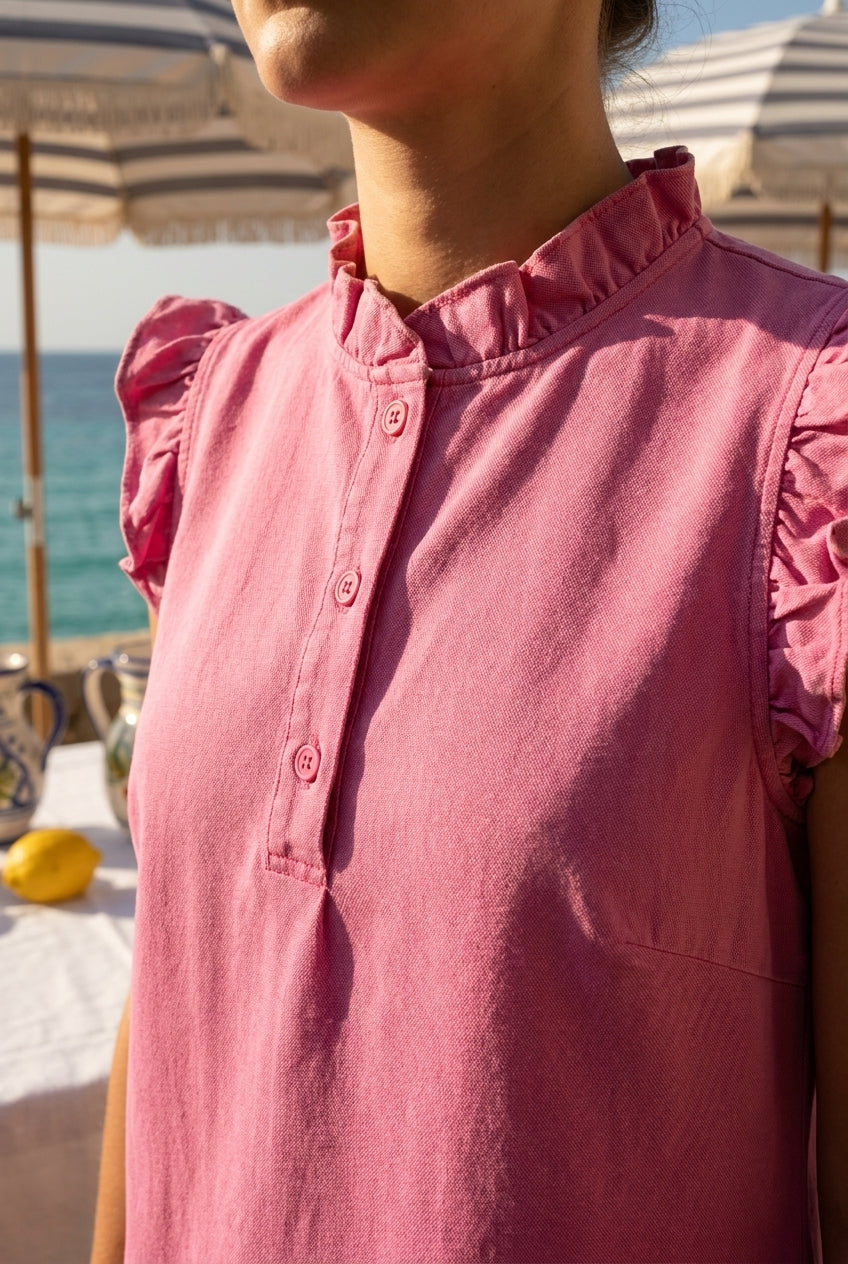 ROBE MARENA ROSE - CERISE BLUE Robe