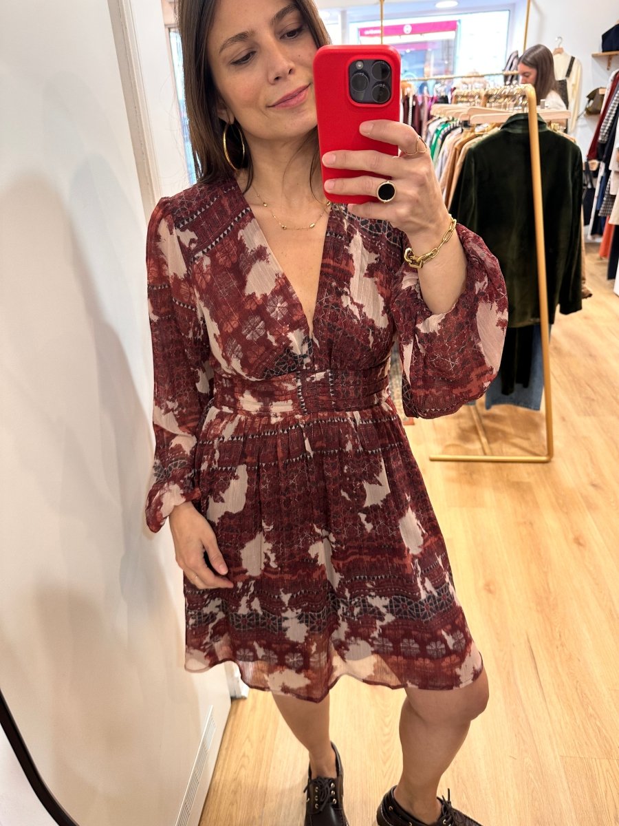 Robe Perrine BORDEAUX3 - YCOO Robe