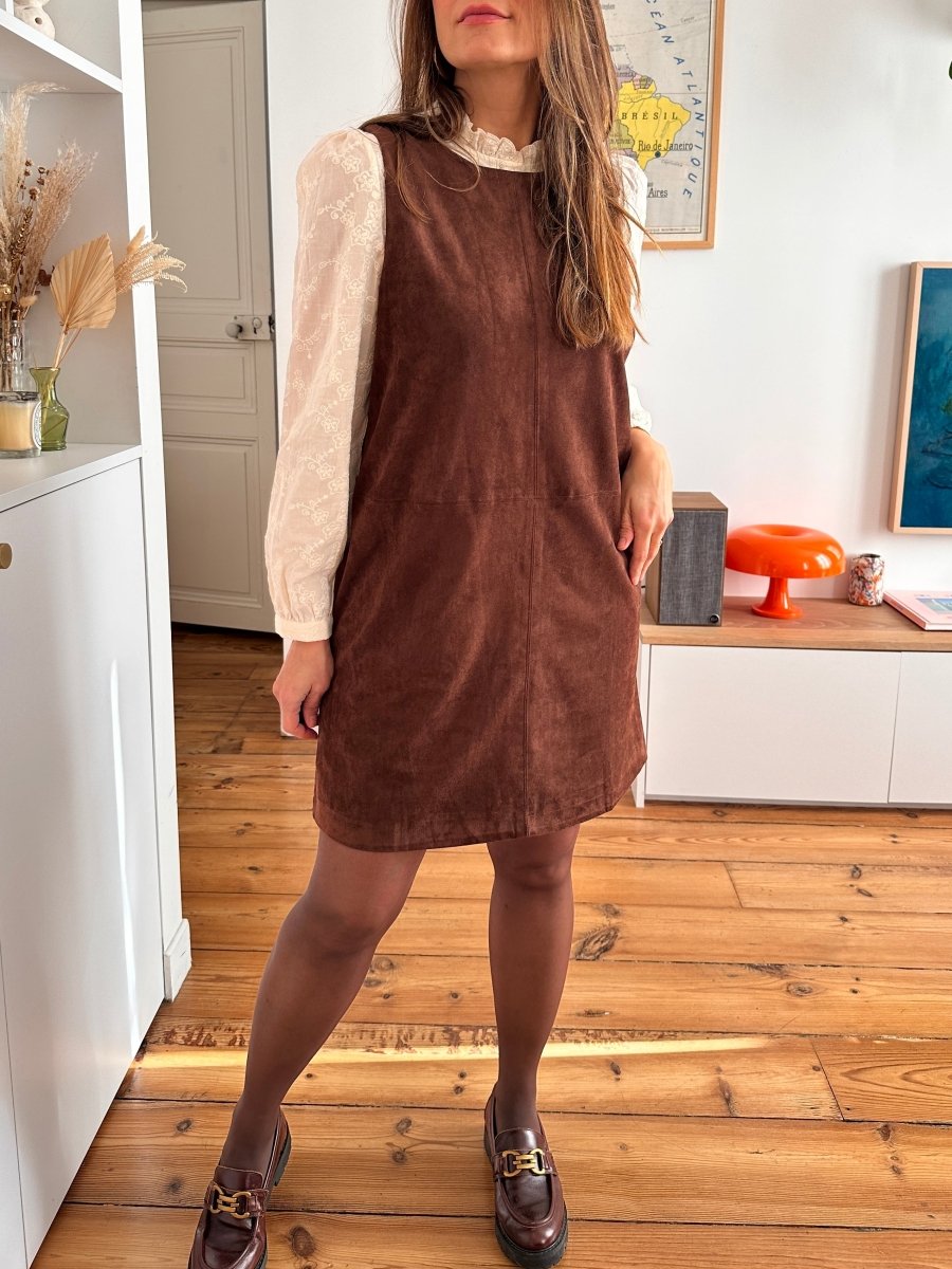 Robe Sidonie CHOCOLAT - YCOO Robe