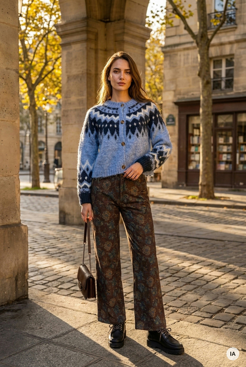 RONA CARDIGAN - THE KORNER CARDIGAN — Image générée par IA