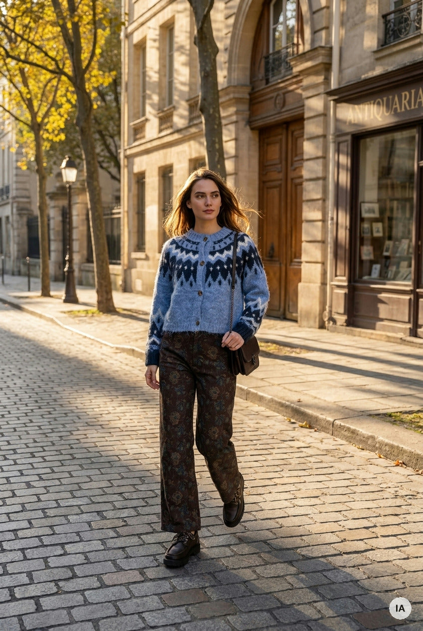 RONA CARDIGAN - THE KORNER CARDIGAN — Image générée par IA