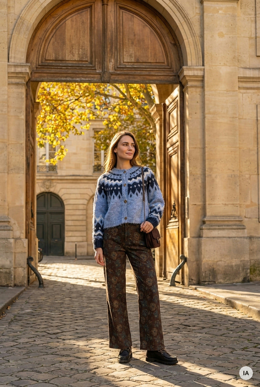 RONA CARDIGAN - THE KORNER CARDIGAN — Image générée par IA
