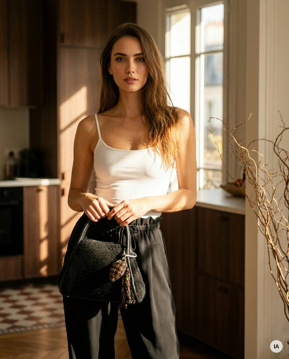SAC MILO NOIR - ORFEO SAC — Image générée par IA
