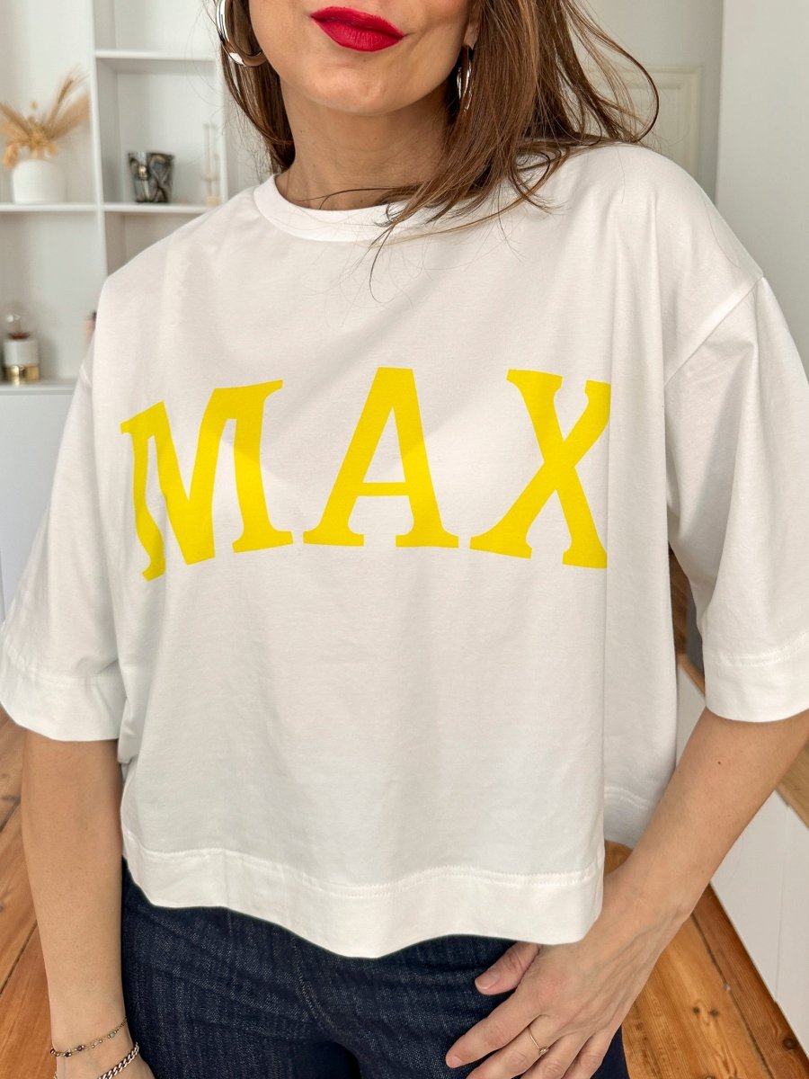 T-shirt Tove JAUNE - LAUREPLUSMAX Top pour femme