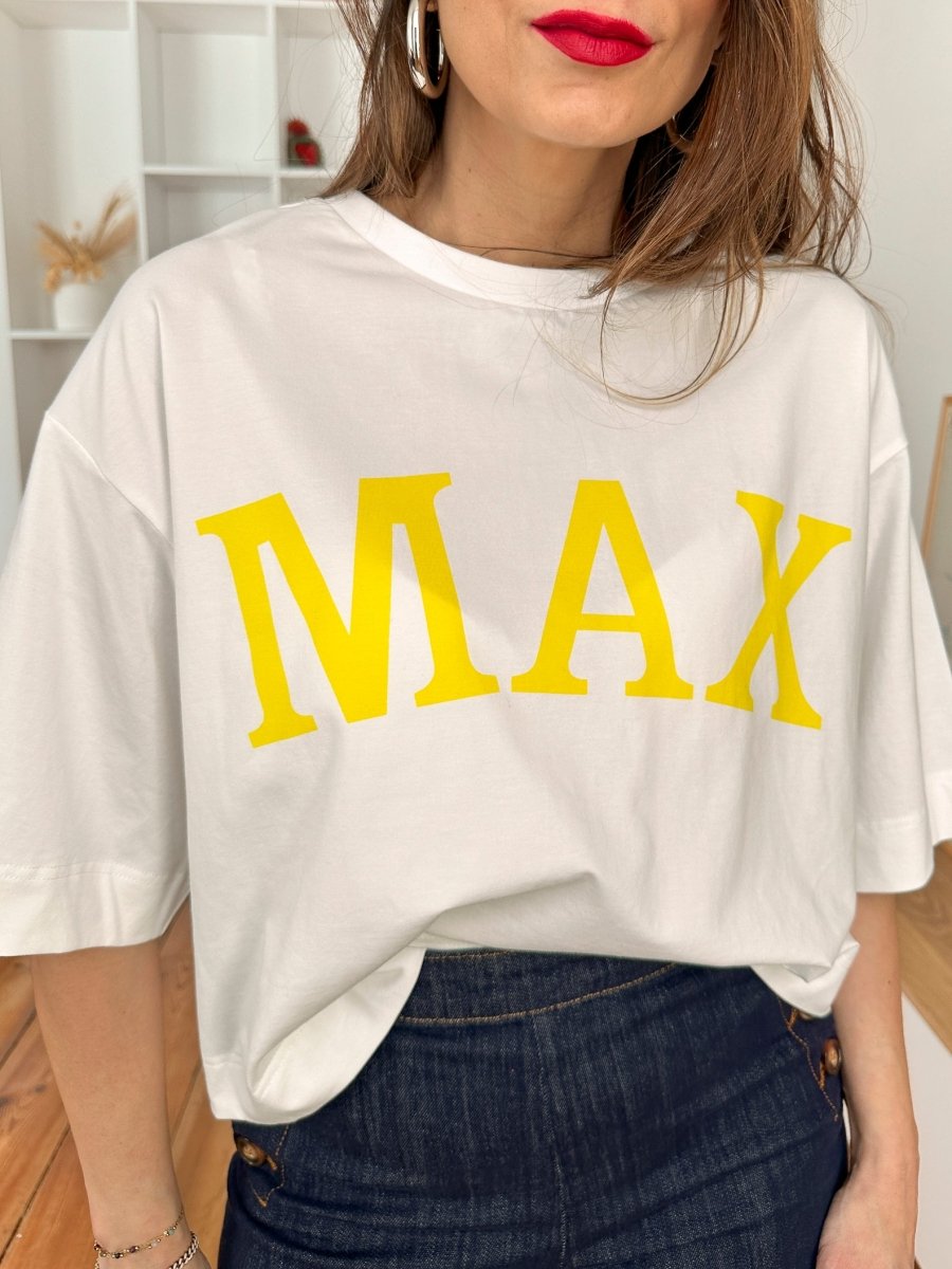 T-shirt Tove JAUNE - LAUREPLUSMAX Top pour femme