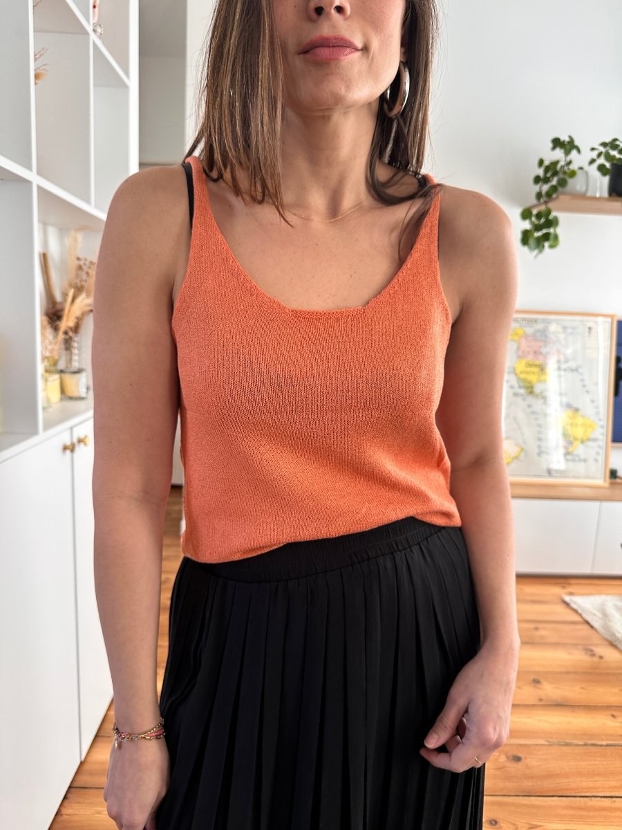 Top Ava BRIQUE - SEEUSOON Pull