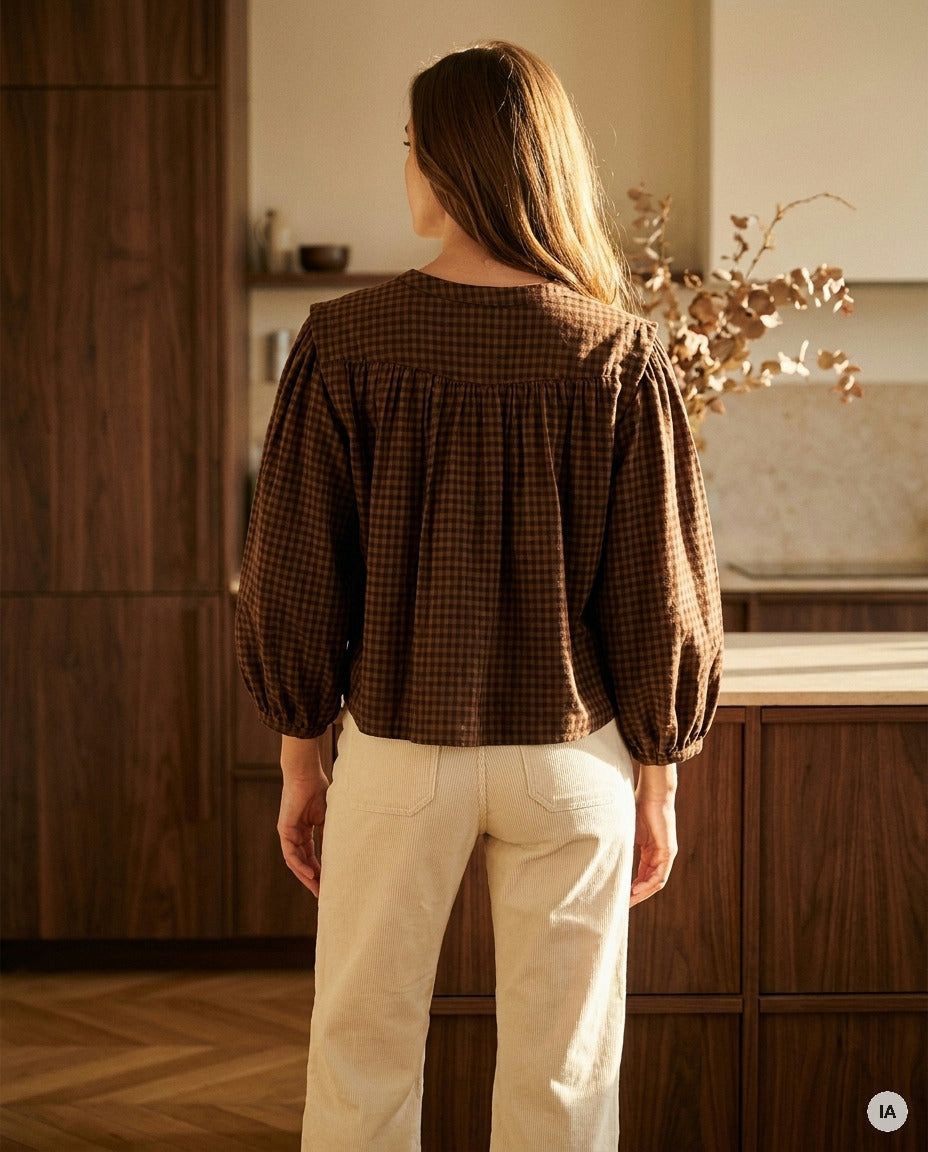 TOP JANET VICHY CHOCO - ORFEO TOP — Image générée par IA