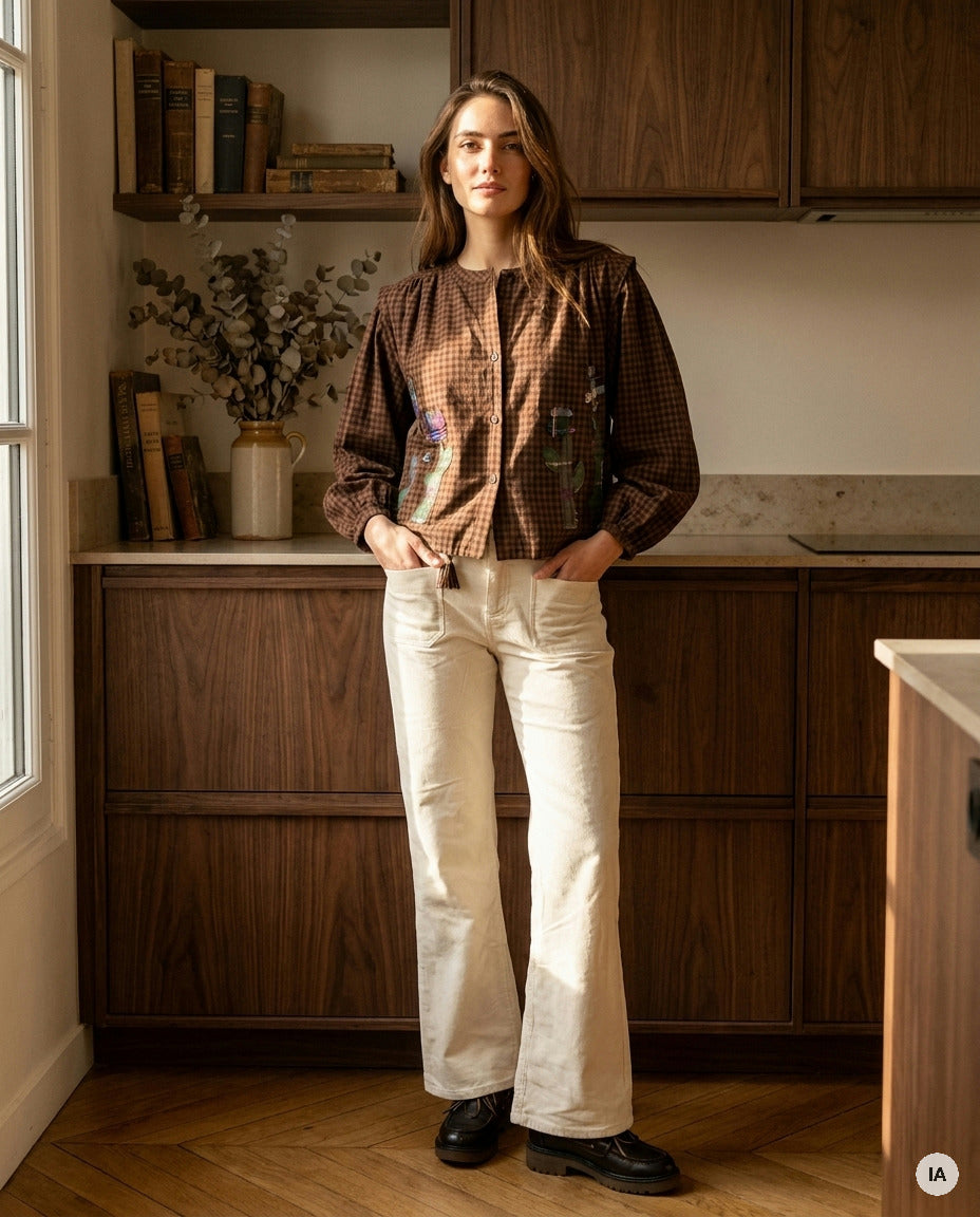TOP JANET VICHY CHOCO - ORFEO TOP — Image générée par IA