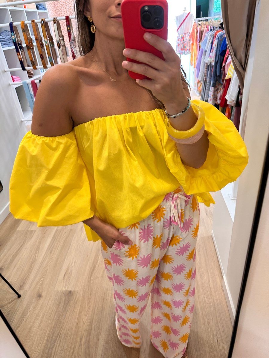 Top Kelly JAUNE - L’ESSENTIEL Top