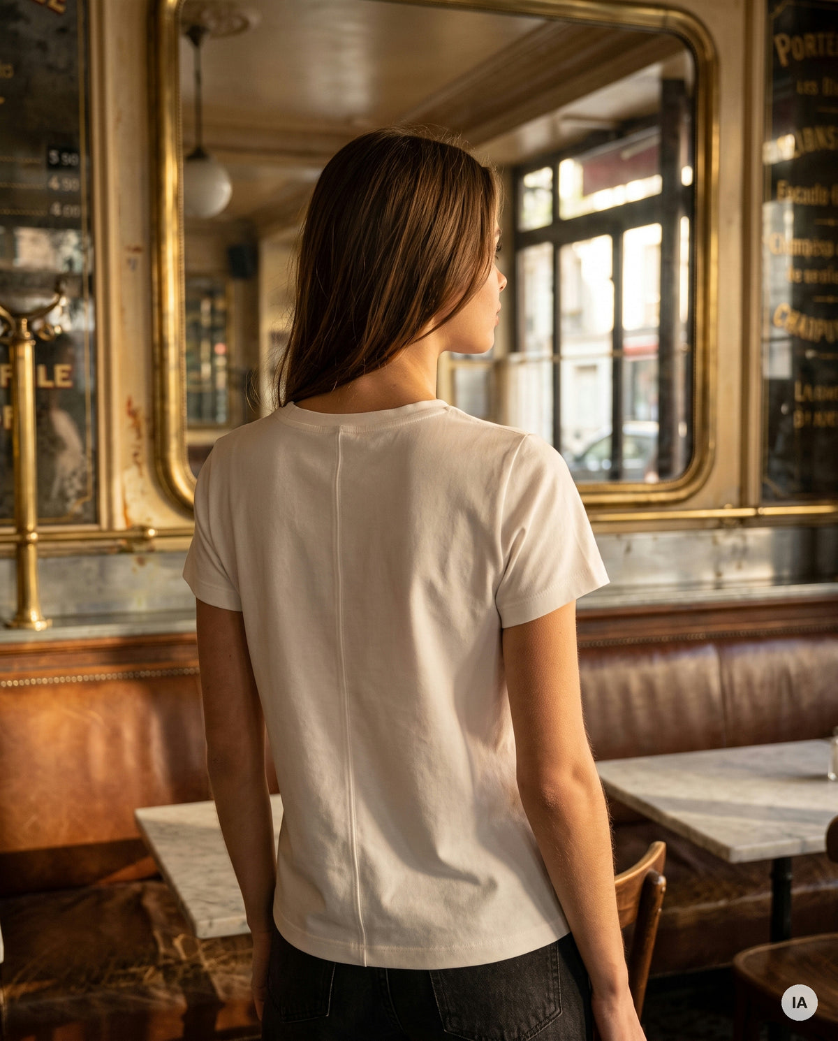 TSHIRT ONI BEIGE - ORAIJE T-shirt — Image générée par IA