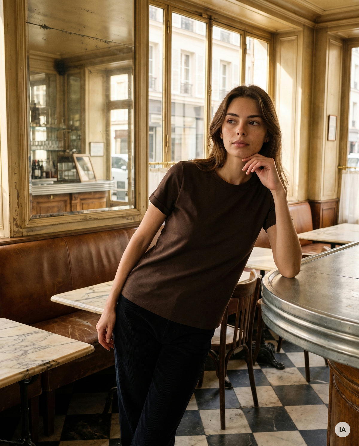 TSHIRT ONI CHOCOLAT - ORAIJE T-shirt — Image générée par IA