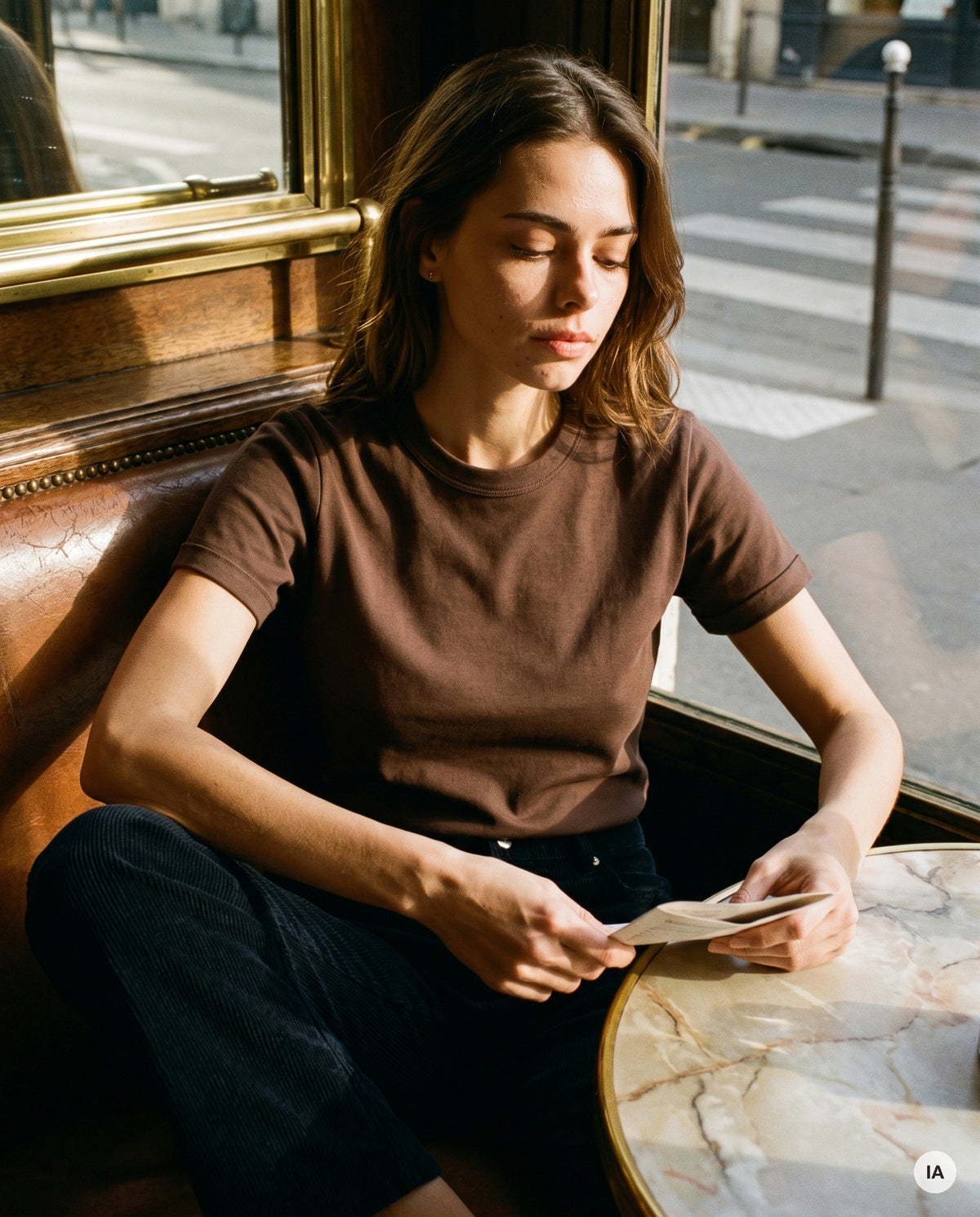 TSHIRT ONI CHOCOLAT - ORAIJE T-shirt — Image générée par IA