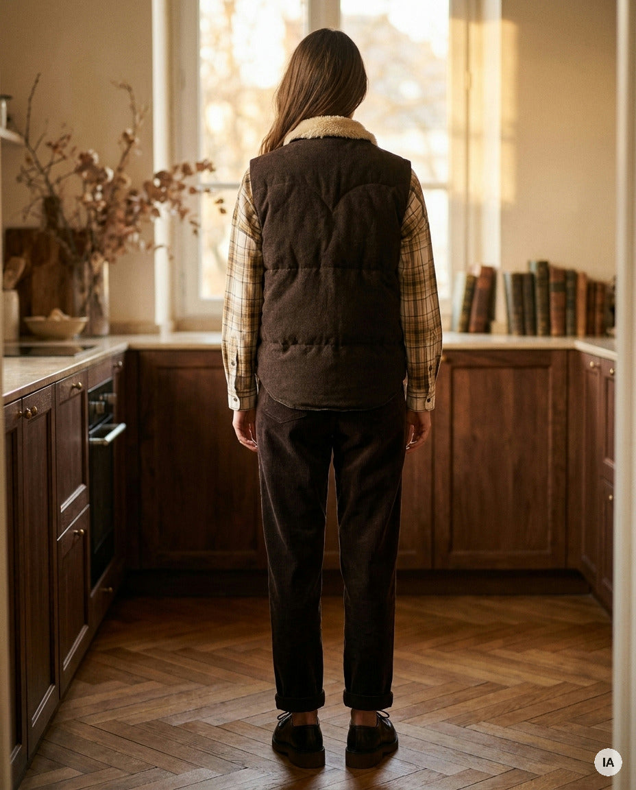 VESTE MAX CHOCO - ORFEO VESTE — Image générée par IA