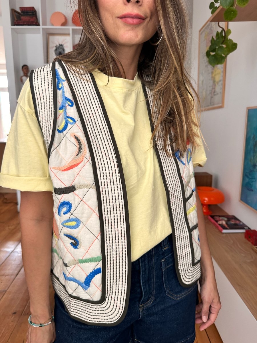 Veste Redwan ECRU - Casbah Love Veste
