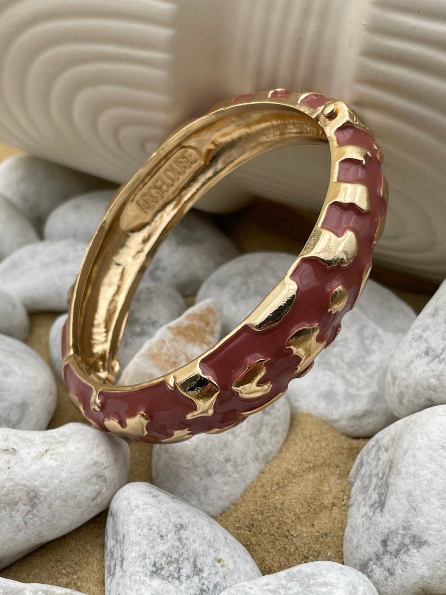 Bracelet Amok Leopard TERRACOTA - ARGELOUSE Bracelet pour femme