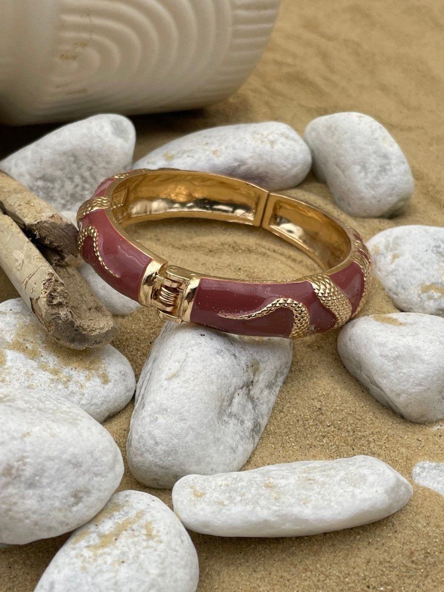 Bracelet Amok Serpent TERRACOTA - ARGELOUSE Bracelet pour femme