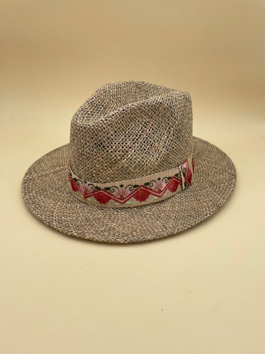 Chapeau Panama FLEURS - MARADJI Chapeau pour femme