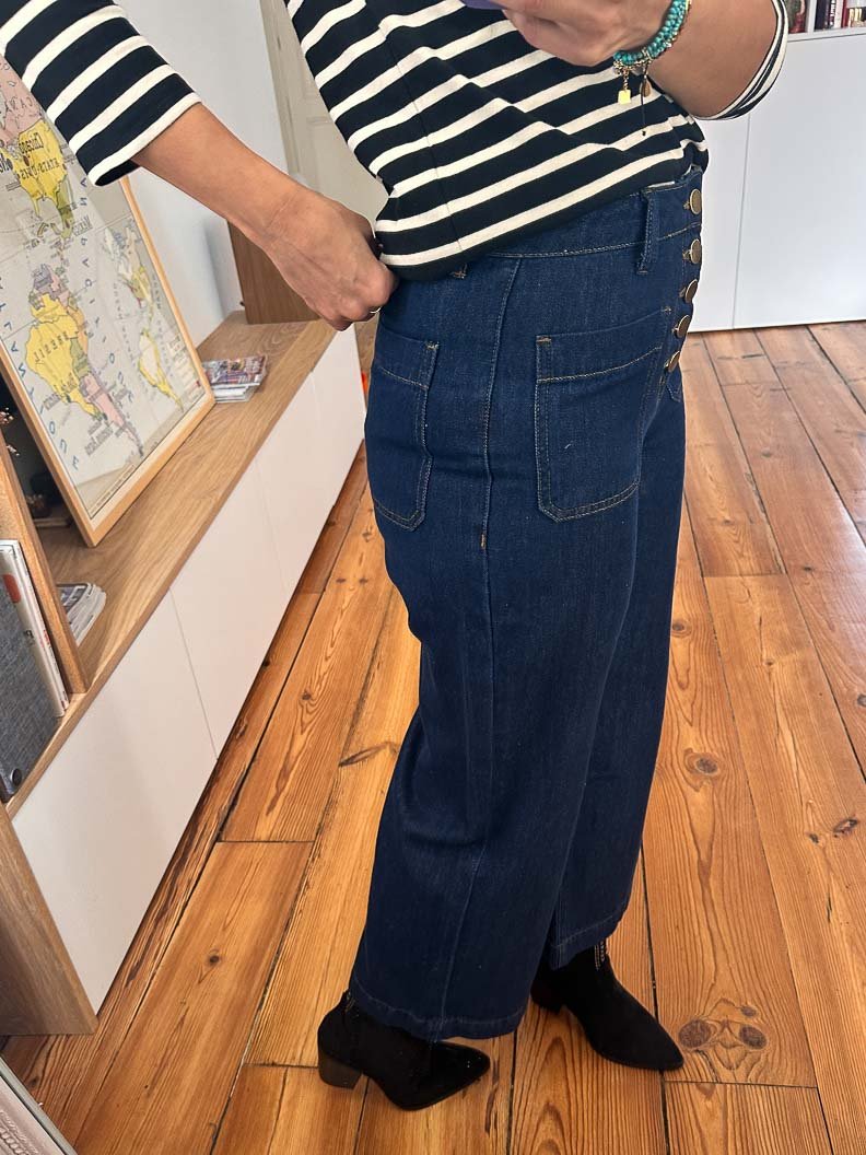 Jeans Atlanta BRUT bleu - LA PETITE ETOILE Pantalon pour femme