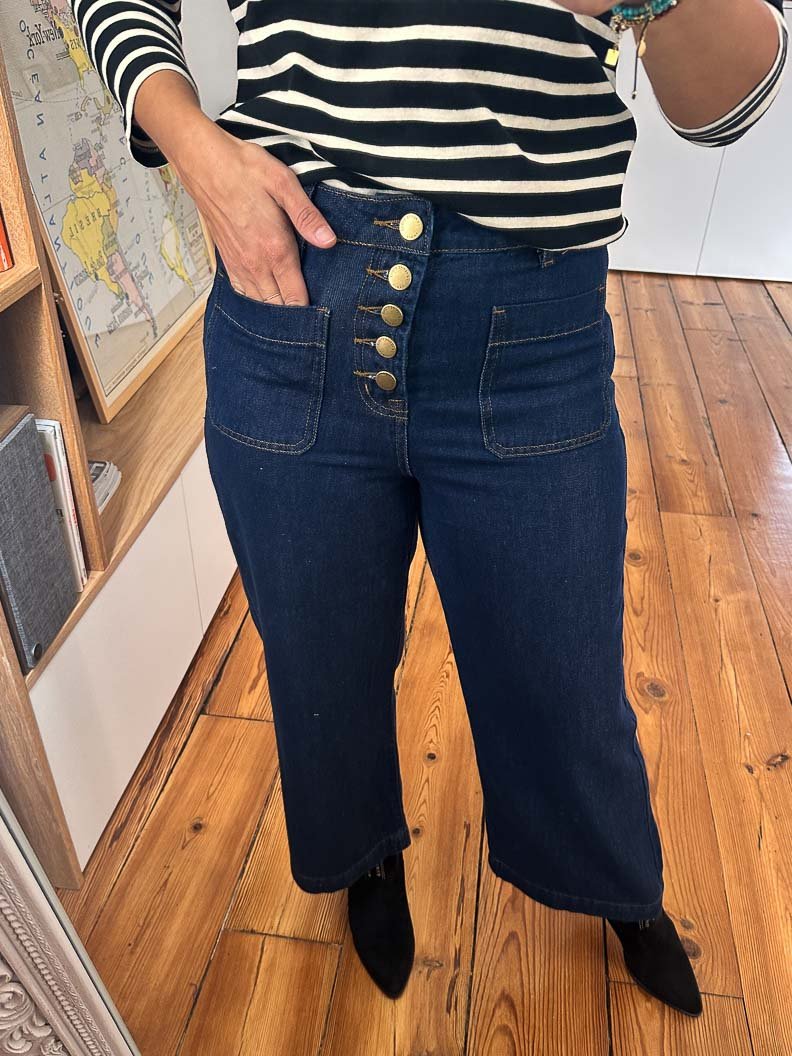 Jeans Atlanta BRUT bleu - LA PETITE ETOILE Pantalon pour femme