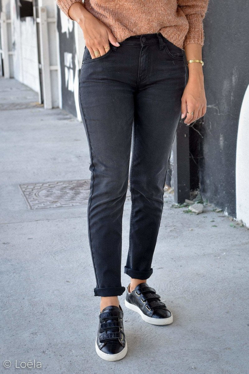 Jeans Jasmine BLACK - NVY Vêtements pour femme