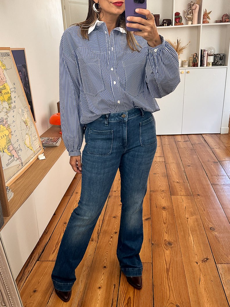 Jeans Marley DARK BLEU - NVY Pantalon pour femme