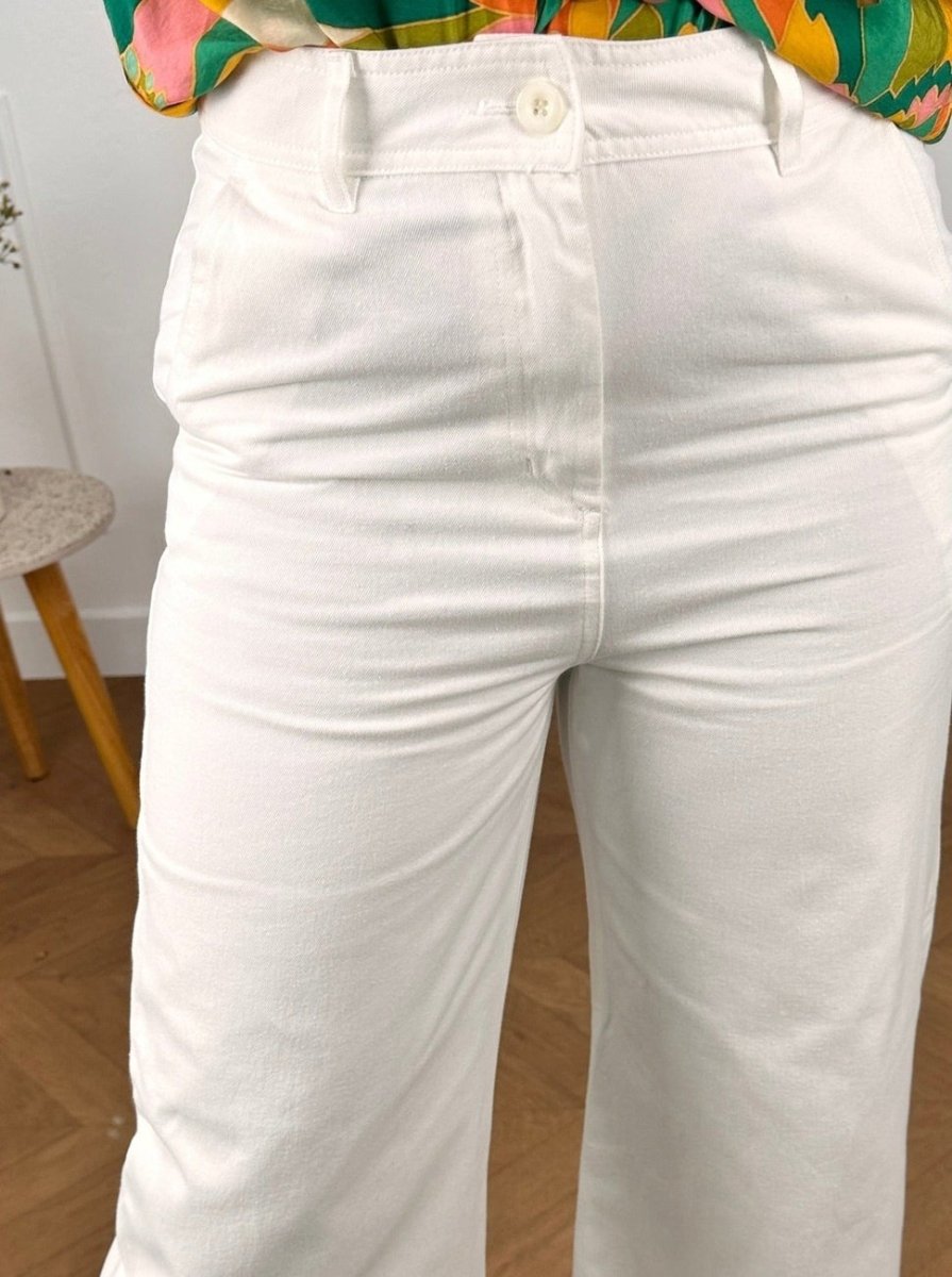 Pantalon Belinda BLANC - ORFEO Pantalon pour femme