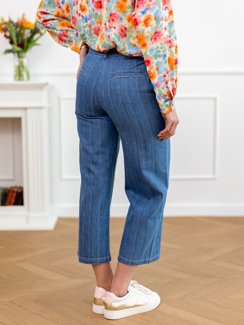Pantalon Christina BLEU - SEEUSOON Pantalon pour femme