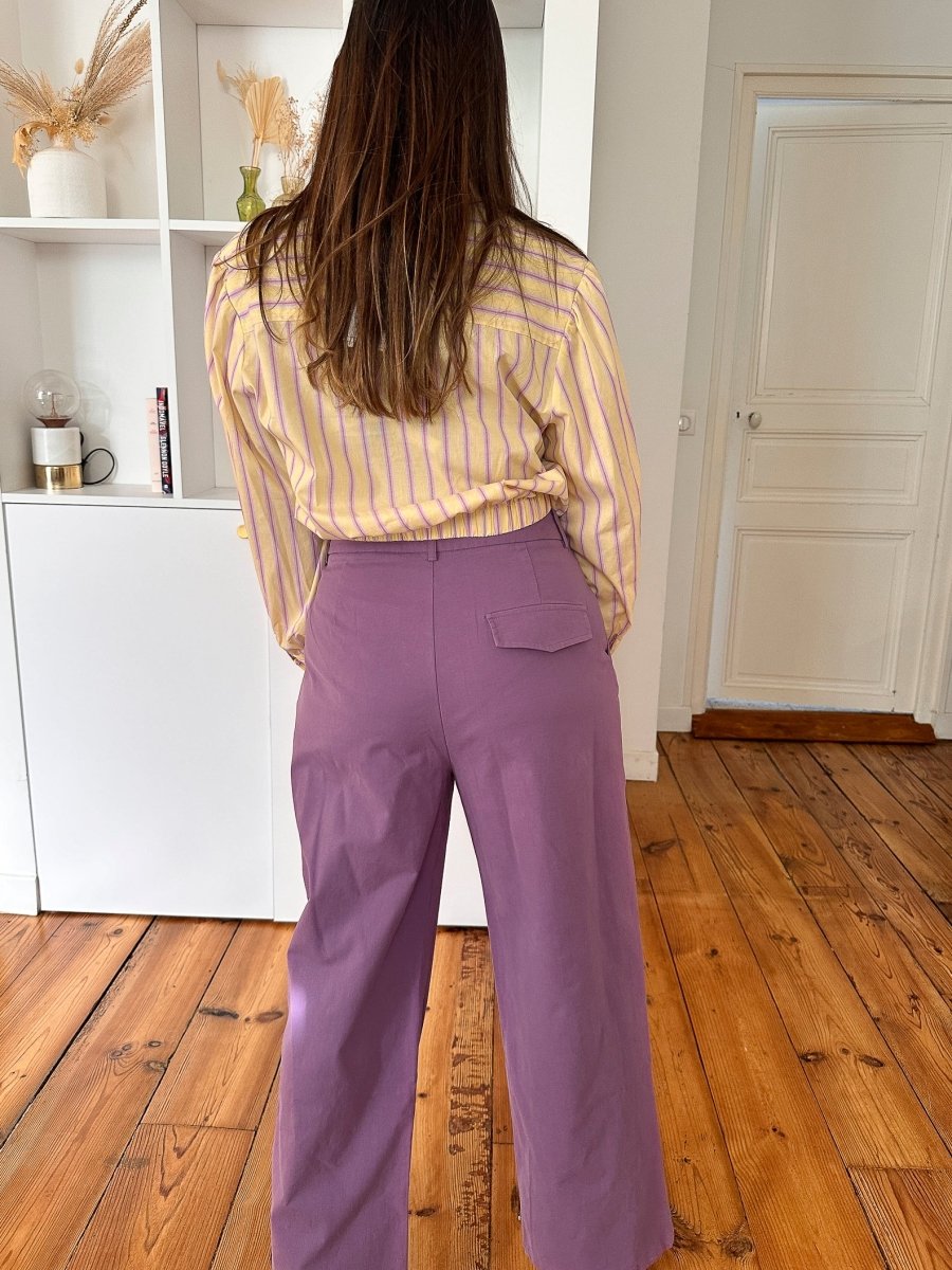 Pantalon Gwen VIOLET - SEEUSOON Pantalon pour femme