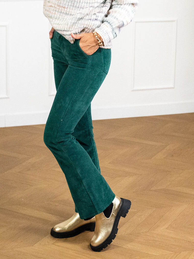 Pantalon Hailey JADE vert - HAPPY Pantalon pour femme