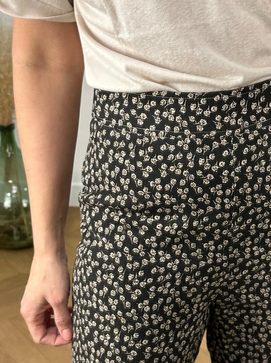 Pantalon louise BOURGEON VERT EMPIRE - LAUREPLUSMAX Pantalon pour femme