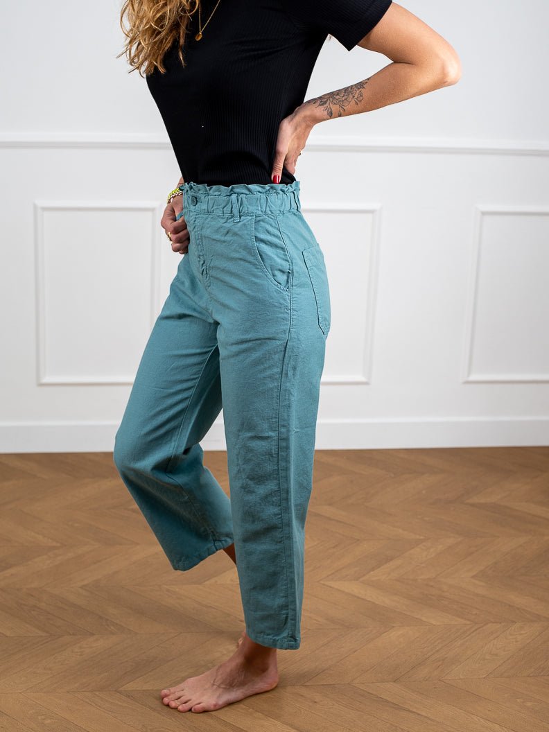 Pantalon New Love PORCELAINE - HAPPY Pantalon pour femme