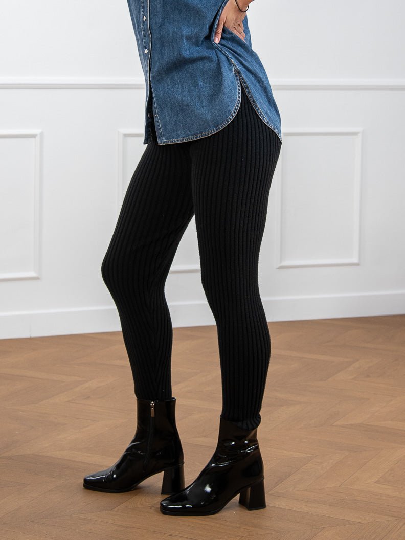 Pantalon Noelie NOIR - LAUREPLUSMAX Pantalon pour femme