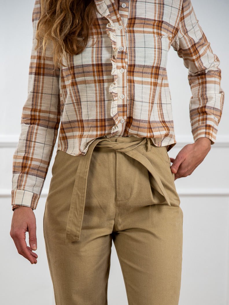 Pantalon Portobello BEIGE - LAUREPLUSMAX Pantalon pour femme