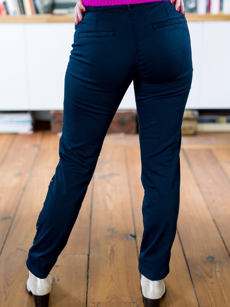 Pantalon Stud NUIT - HAPPY Pantalon pour femme