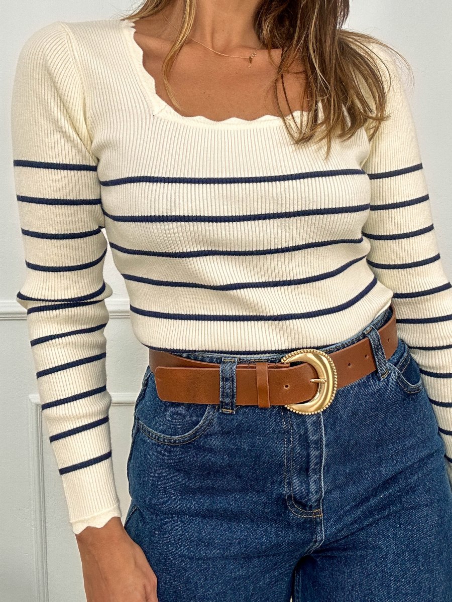 Pull Constance BEIGE - LOËLA Pull pour femme