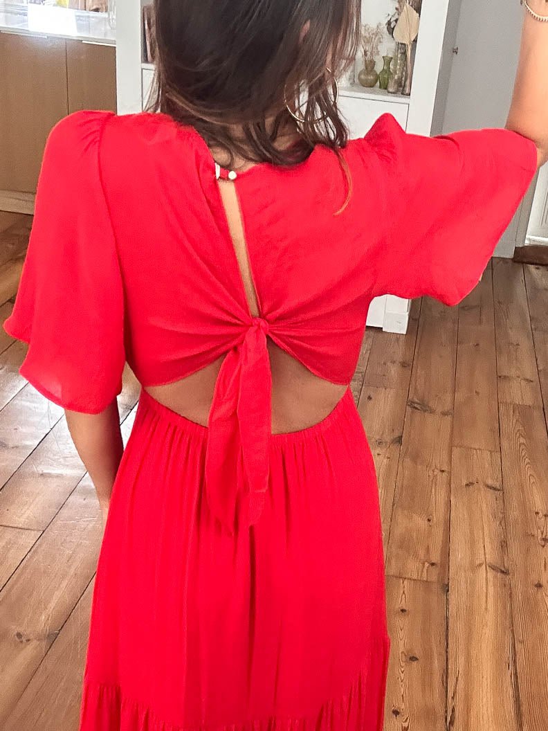 Robe Lya ROUGE - YCOO Robe pour femme