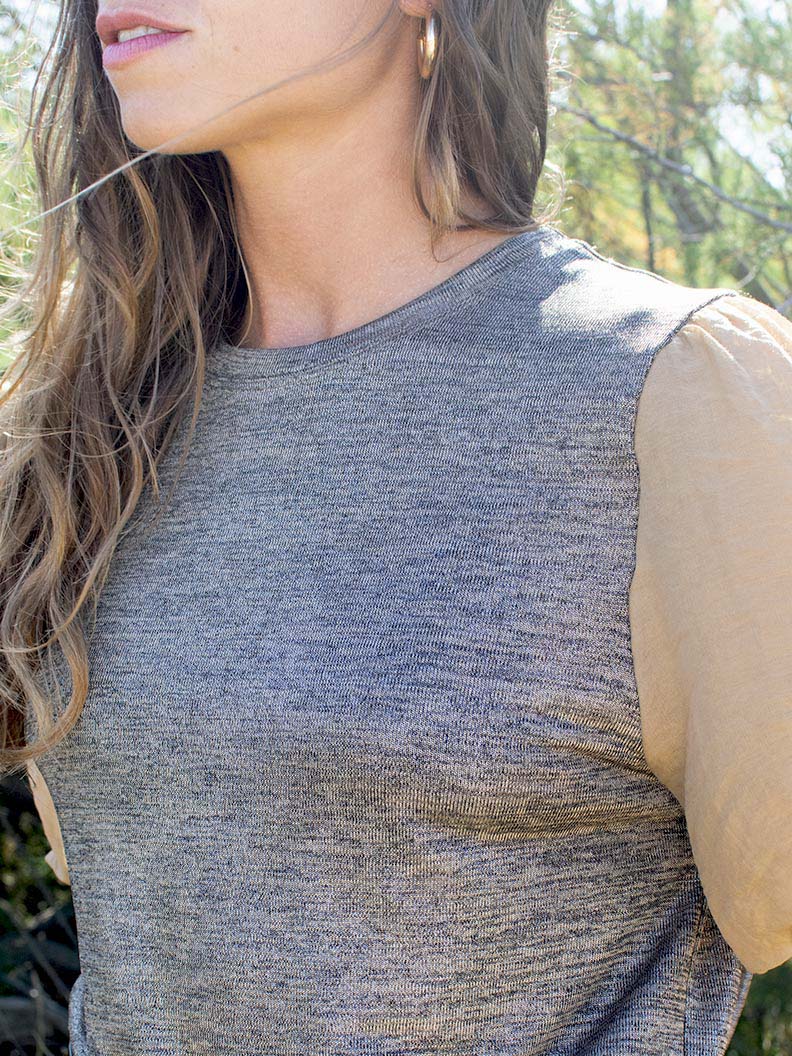 T-Shirt Alyseo NOUGAT - ANGE Top pour femme