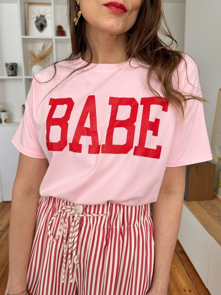 T-shirt Dariane ROSE - Loëla Top pour femme