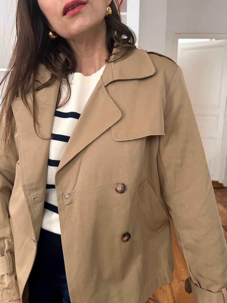Trench Vierra BEIGE - LA PETITE ETOILE Manteau pour femme